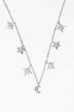 Load image into Gallery viewer, Celestial Stars and Moons Necklace
