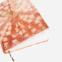 Load image into Gallery viewer, Crescent Shibori Thin Velvet Journal