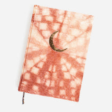Load image into Gallery viewer, Crescent Shibori Thin Velvet Journal